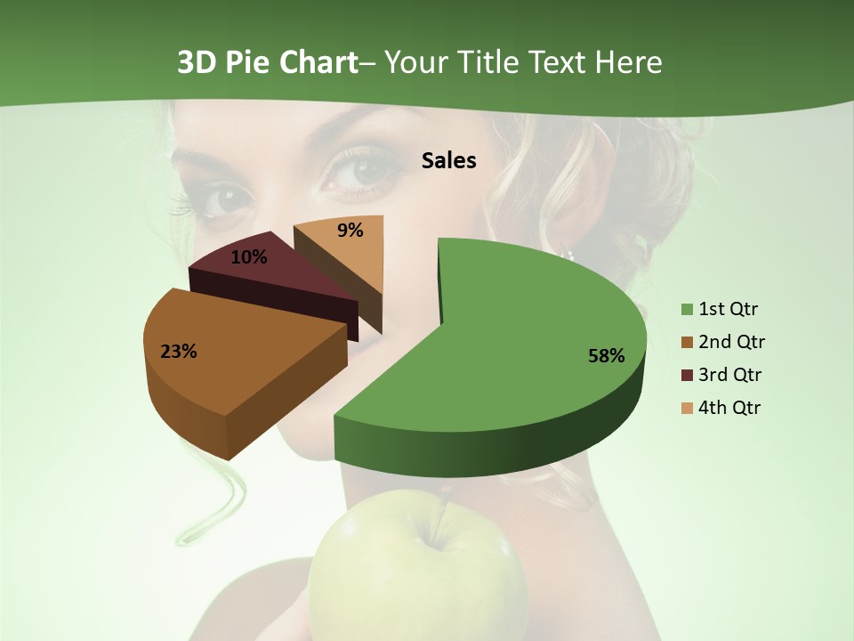 Makeup Female Girl PowerPoint Template