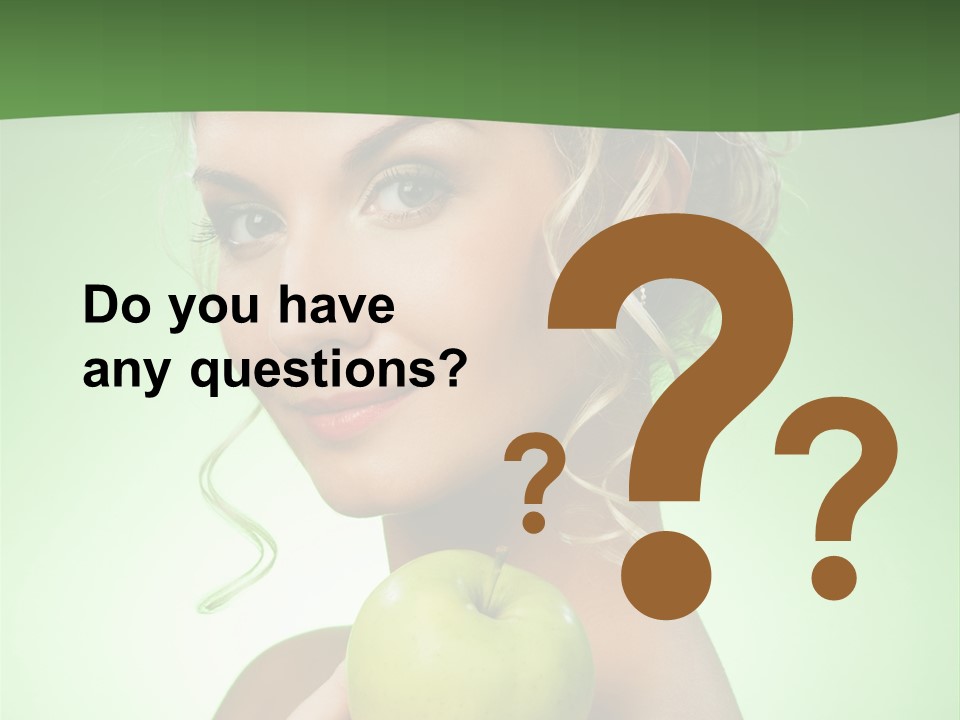 Makeup Female Girl PowerPoint Template