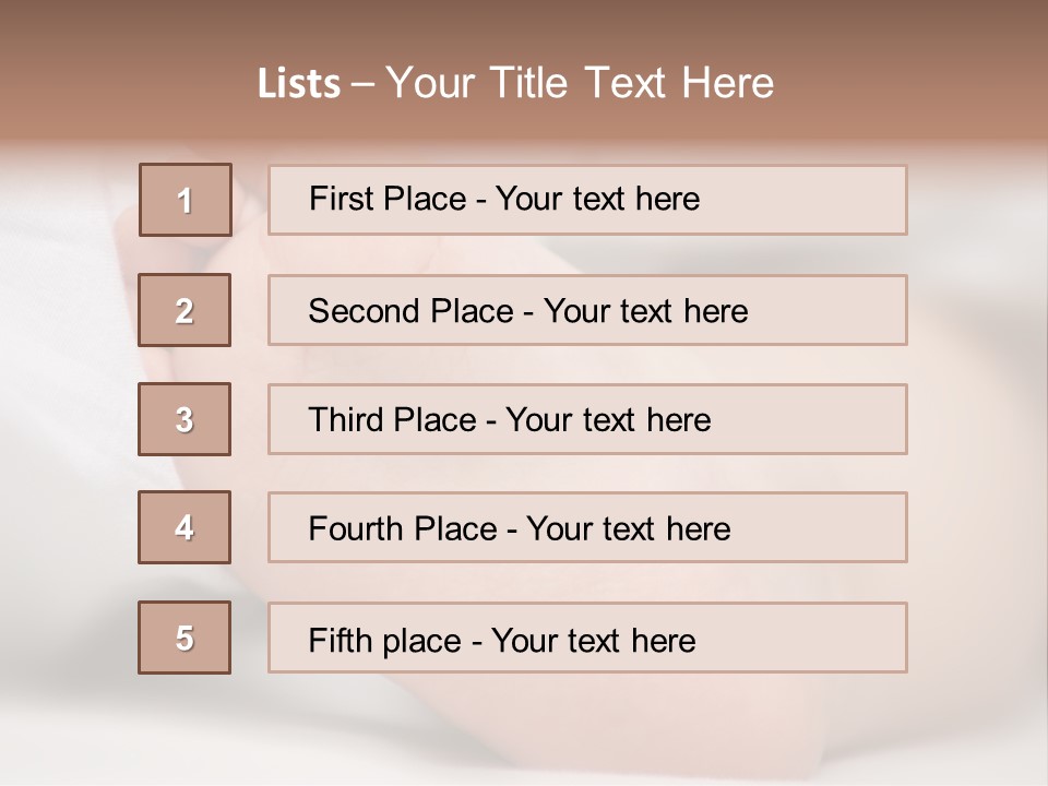 Beauty Fragility Body PowerPoint Template