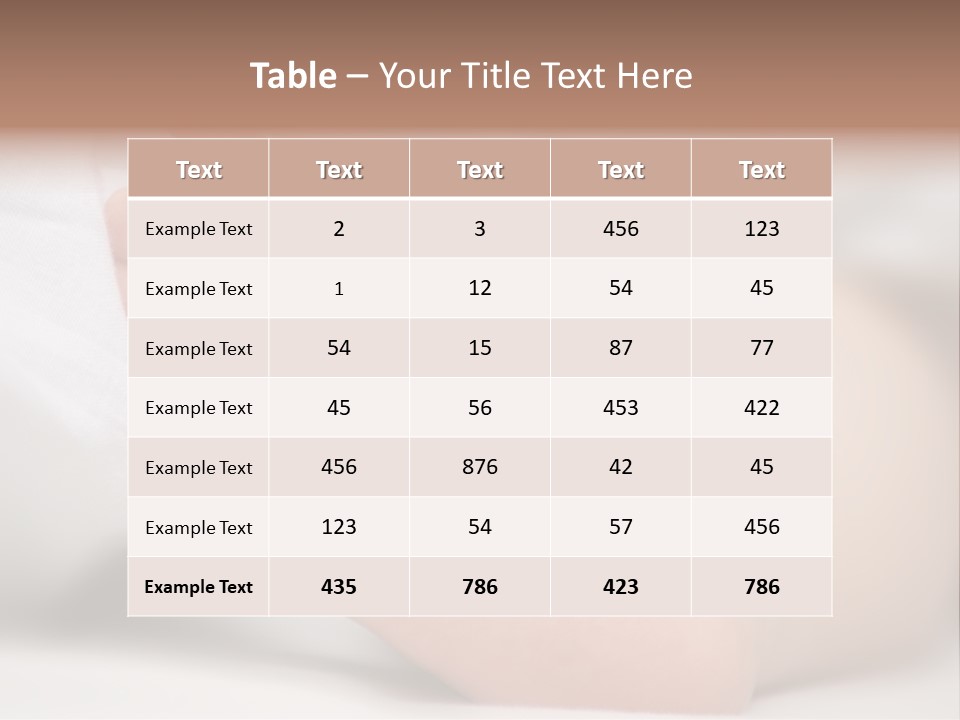 Beauty Fragility Body PowerPoint Template