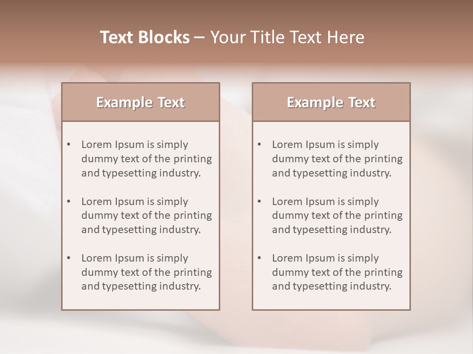 Beauty Fragility Body PowerPoint Template