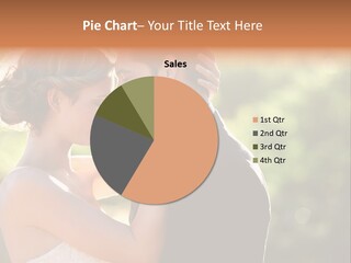 Lovely Bride Close PowerPoint Template