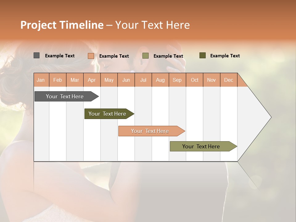 Lovely Bride Close PowerPoint Template