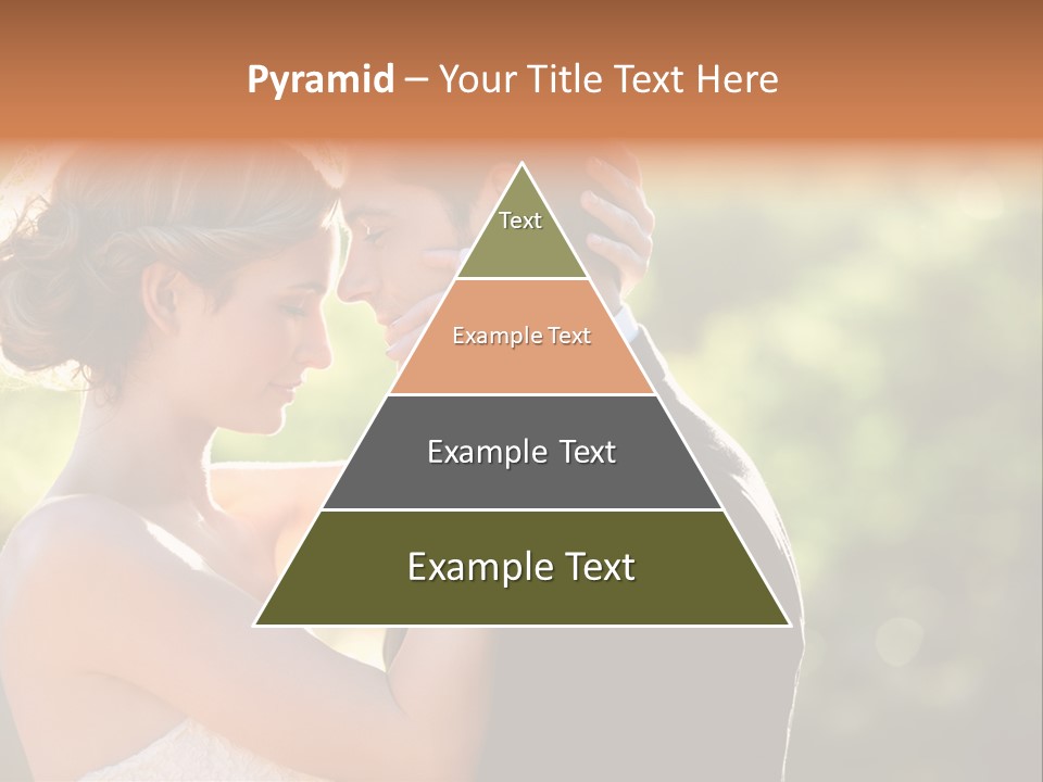 Lovely Bride Close PowerPoint Template