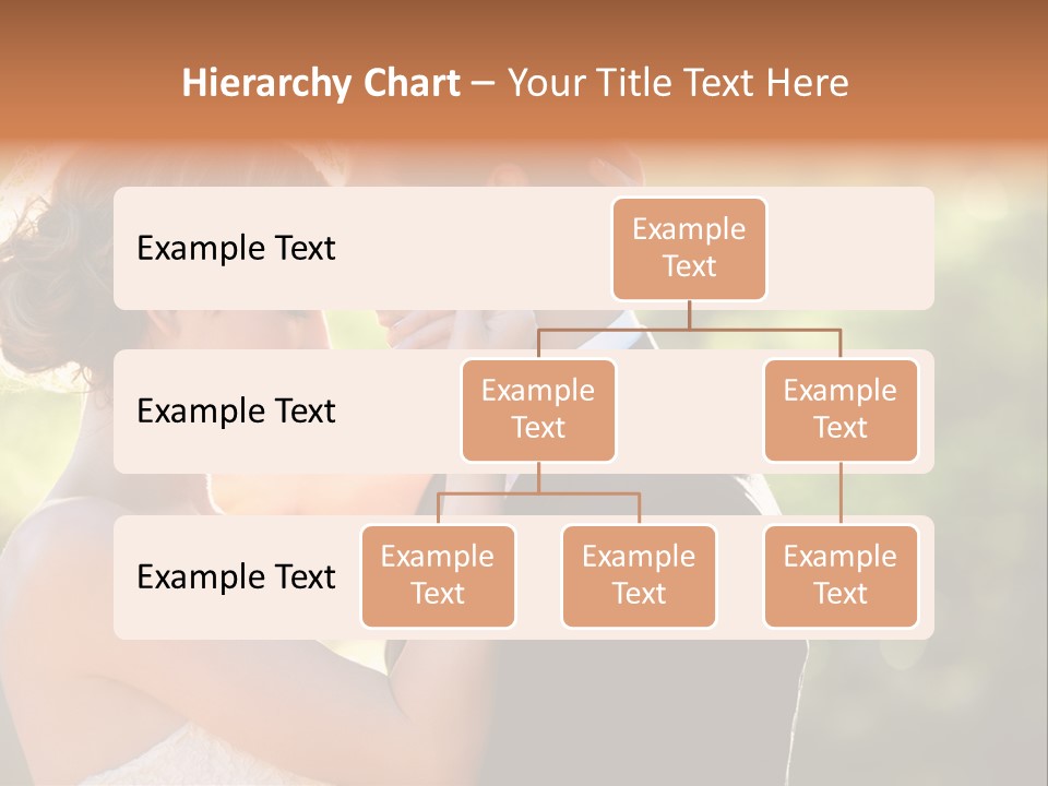 Lovely Bride Close PowerPoint Template
