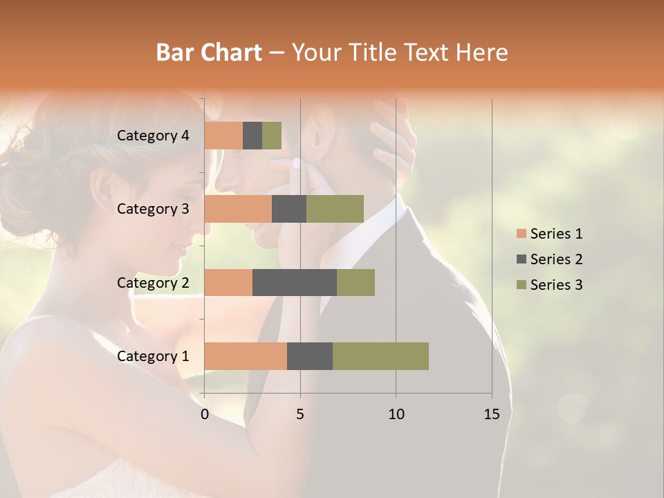 Lovely Bride Close PowerPoint Template