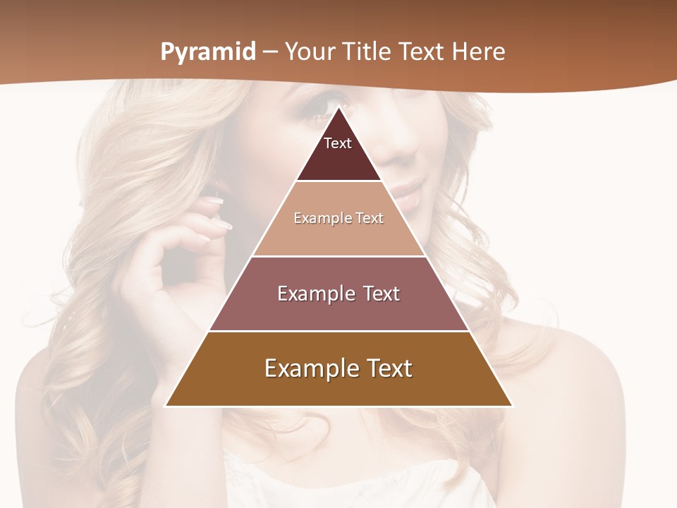 Bride Elegance Closeup PowerPoint Template