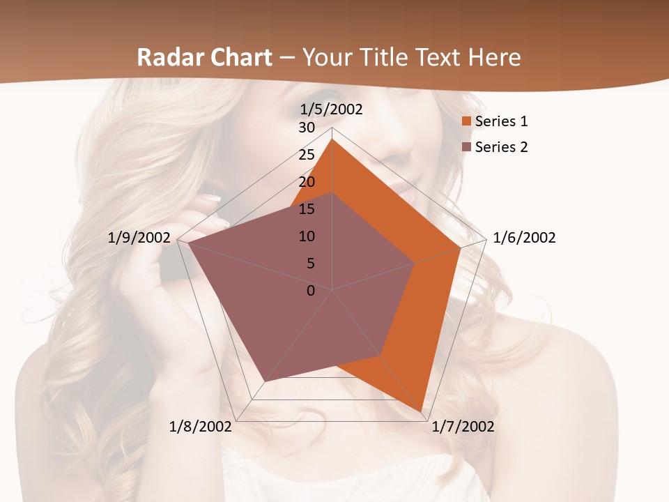 Bride Elegance Closeup PowerPoint Template