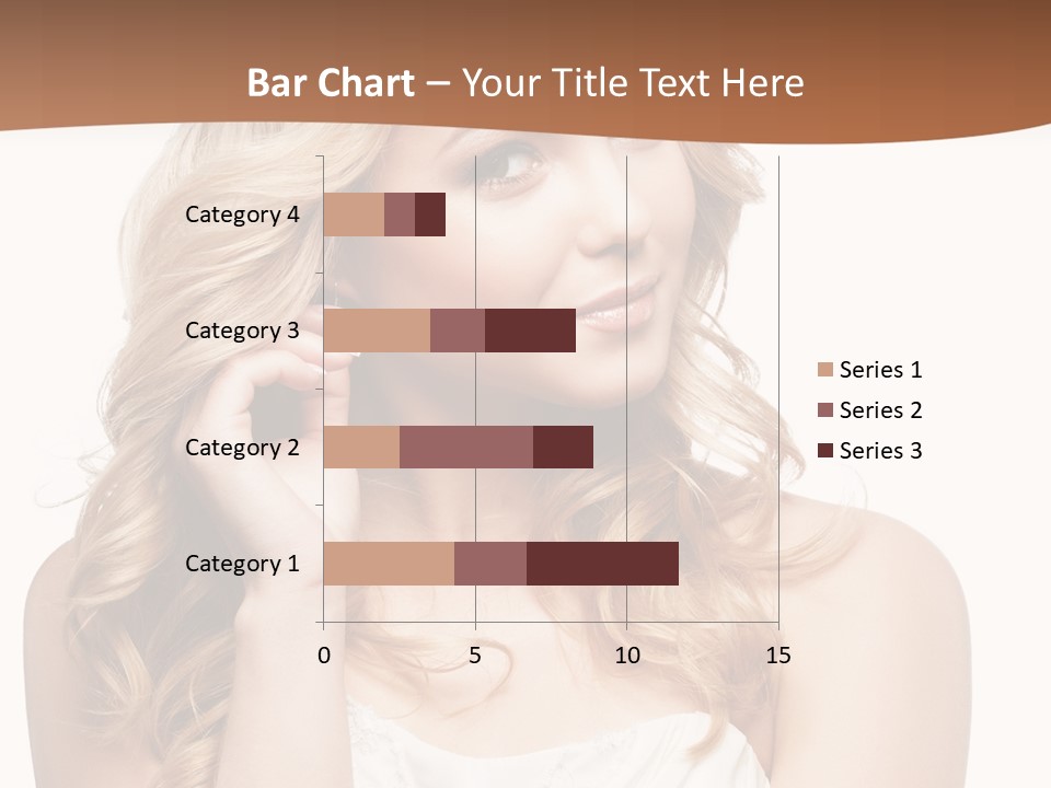 Bride Elegance Closeup PowerPoint Template