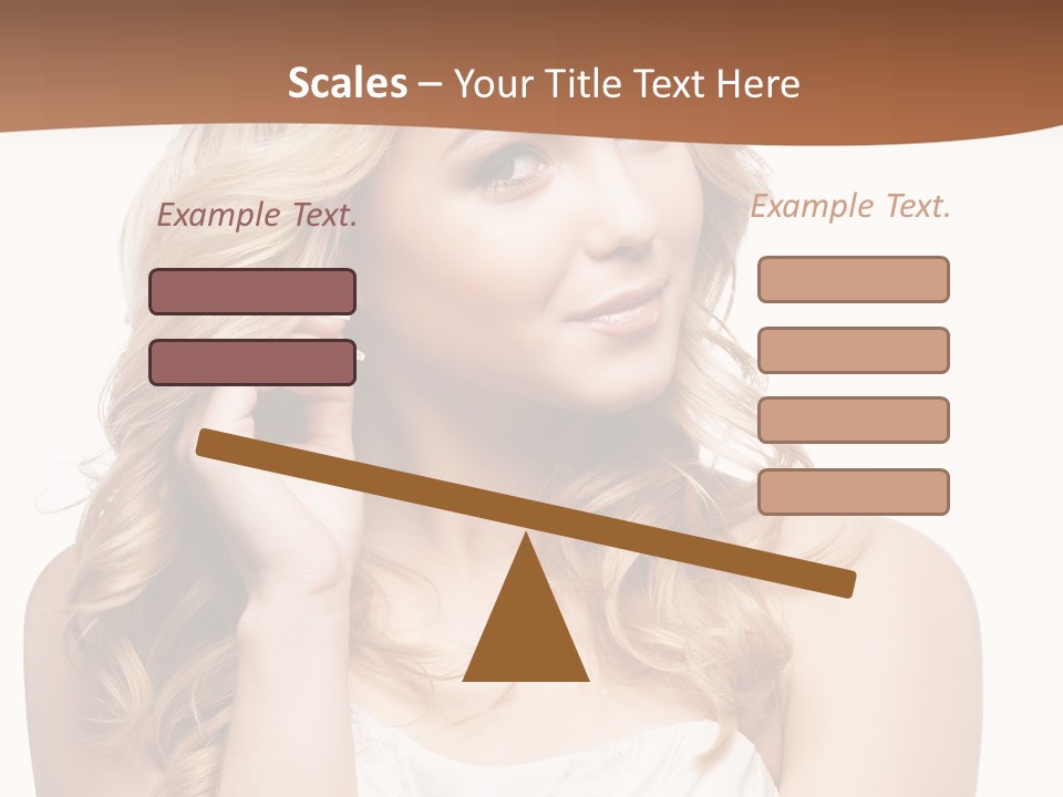 Bride Elegance Closeup PowerPoint Template