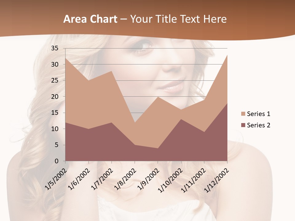 Bride Elegance Closeup PowerPoint Template