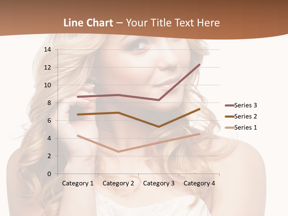 Bride Elegance Closeup PowerPoint Template