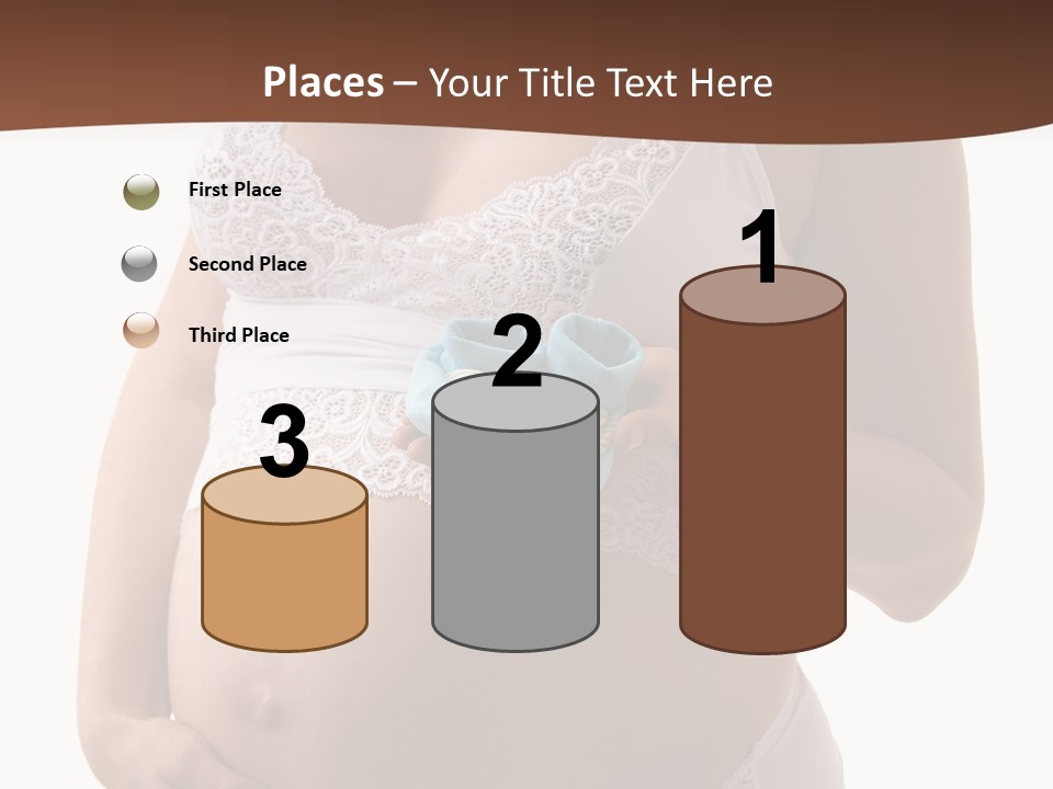 Bootees Navel Pregnancy PowerPoint Template