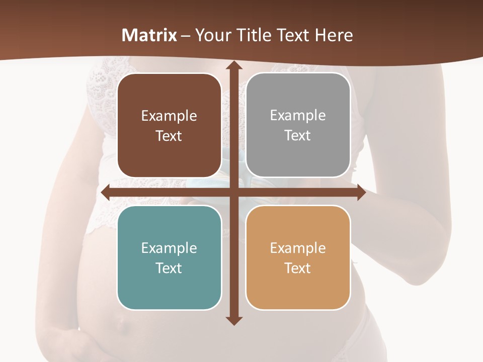 Bootees Navel Pregnancy PowerPoint Template
