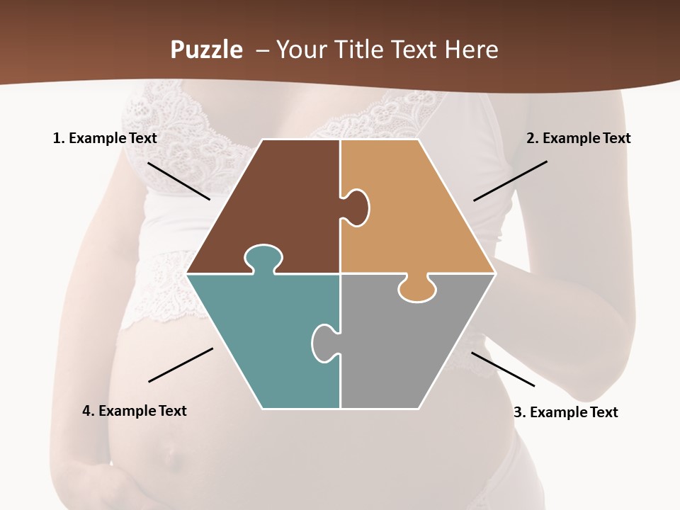 Bootees Navel Pregnancy PowerPoint Template