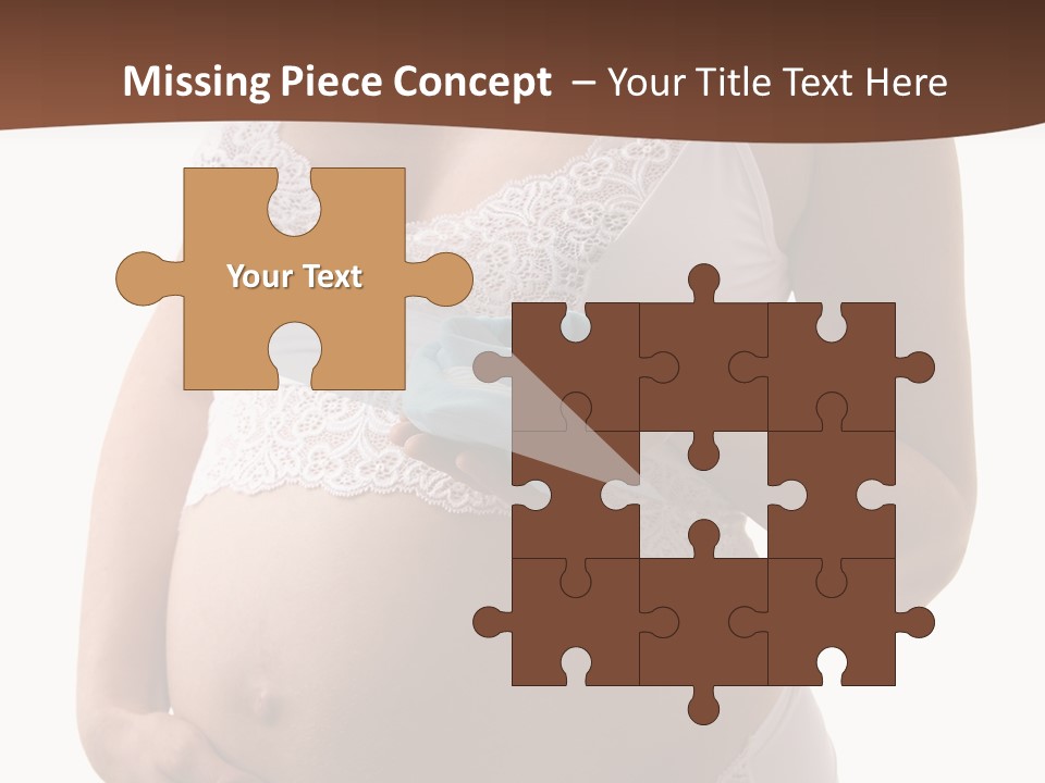 Bootees Navel Pregnancy PowerPoint Template