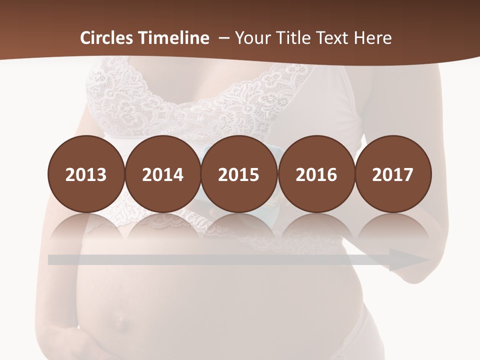 Bootees Navel Pregnancy PowerPoint Template