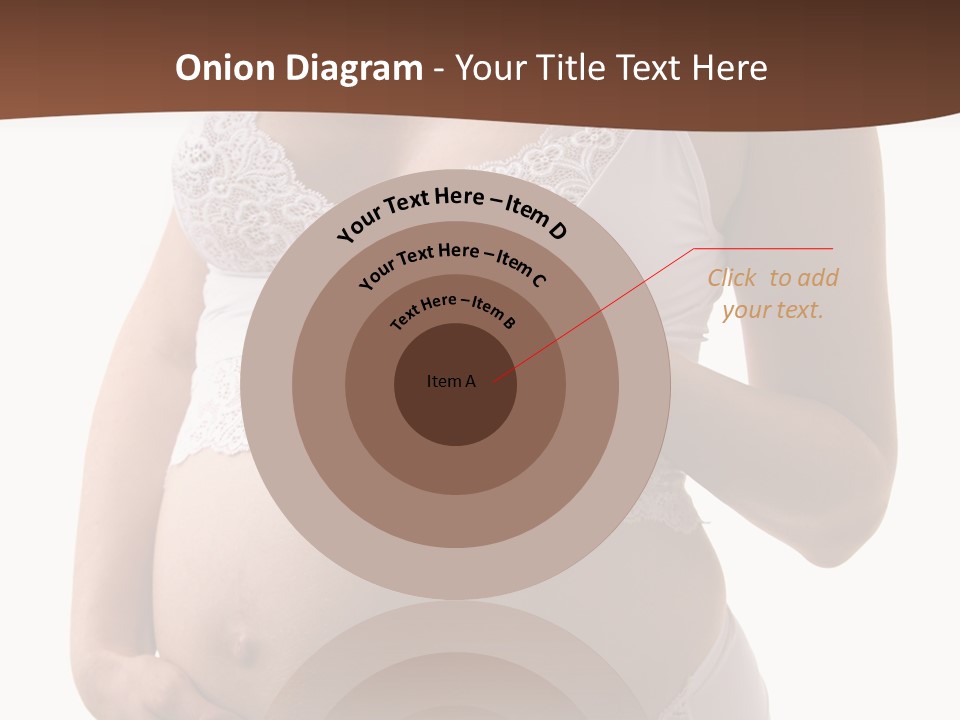 Bootees Navel Pregnancy PowerPoint Template