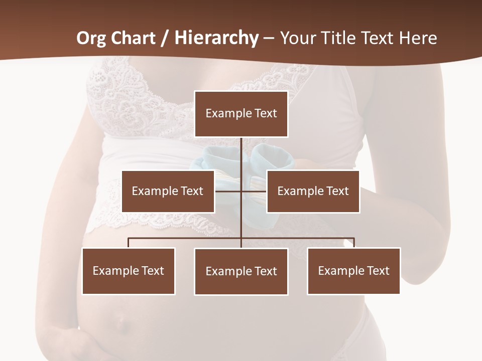 Bootees Navel Pregnancy PowerPoint Template