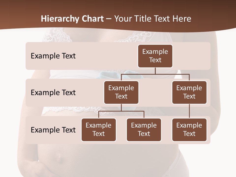 Bootees Navel Pregnancy PowerPoint Template