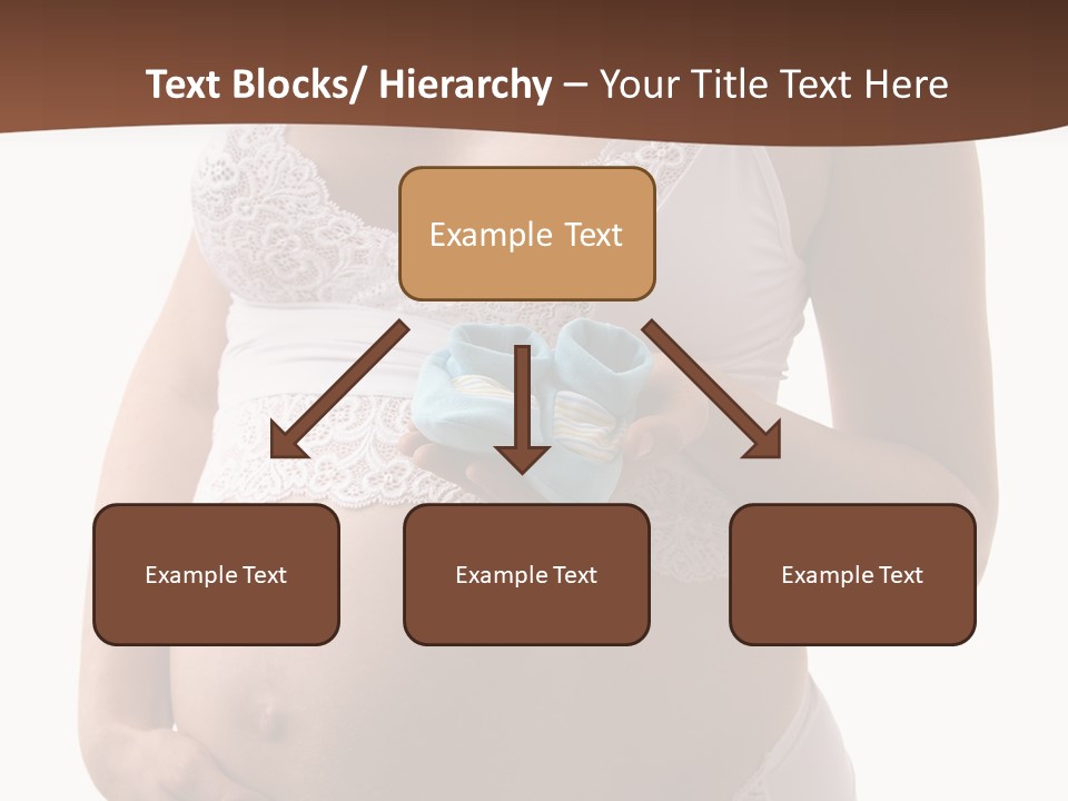 Bootees Navel Pregnancy PowerPoint Template