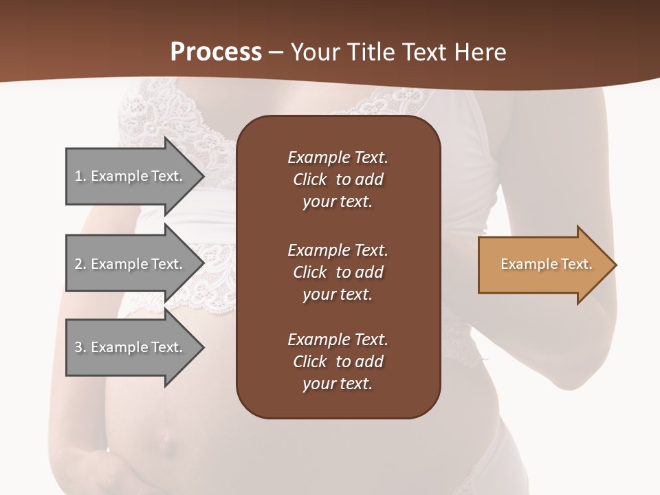 Bootees Navel Pregnancy PowerPoint Template