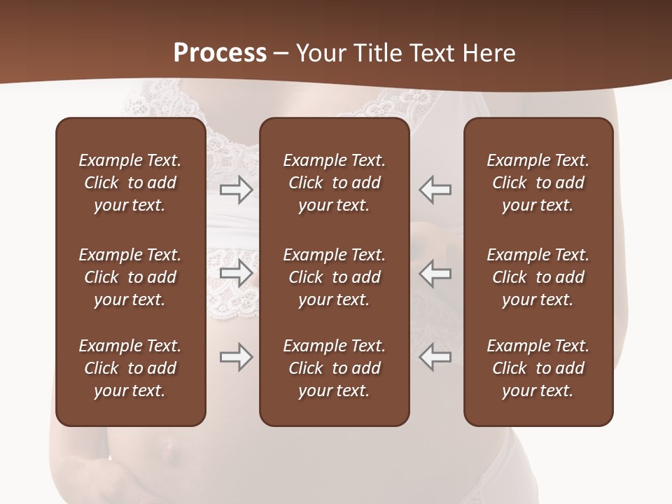 Bootees Navel Pregnancy PowerPoint Template