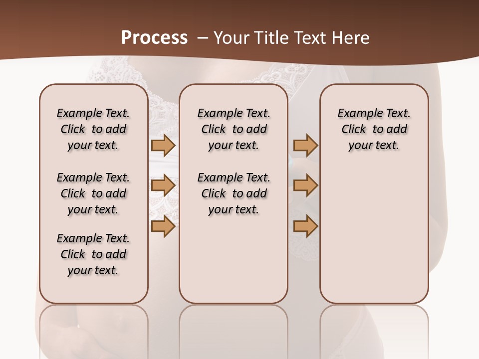 Bootees Navel Pregnancy PowerPoint Template