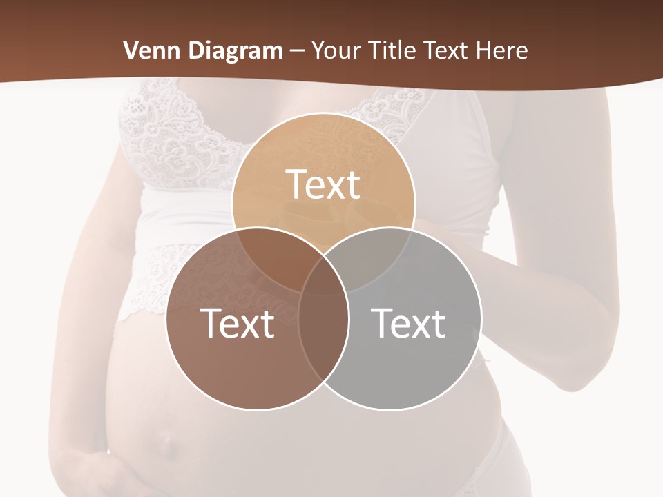 Bootees Navel Pregnancy PowerPoint Template