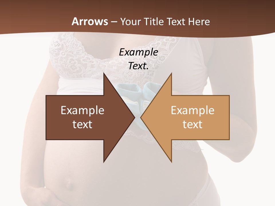 Bootees Navel Pregnancy PowerPoint Template