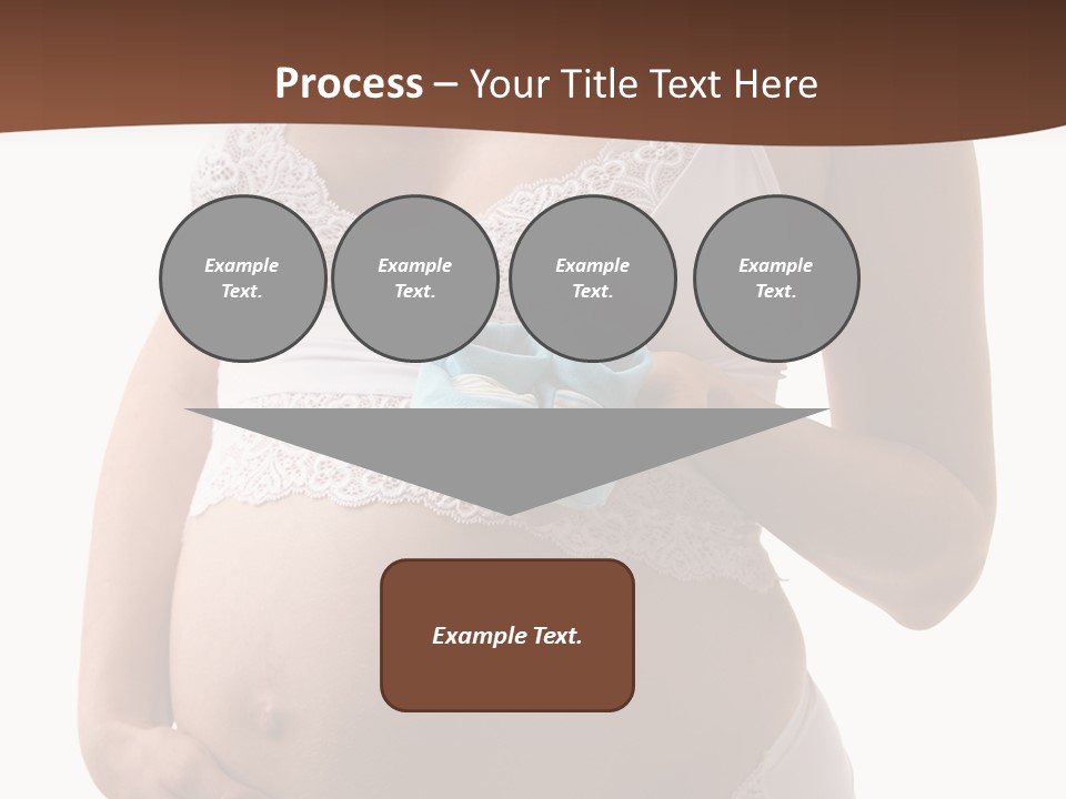 Bootees Navel Pregnancy PowerPoint Template