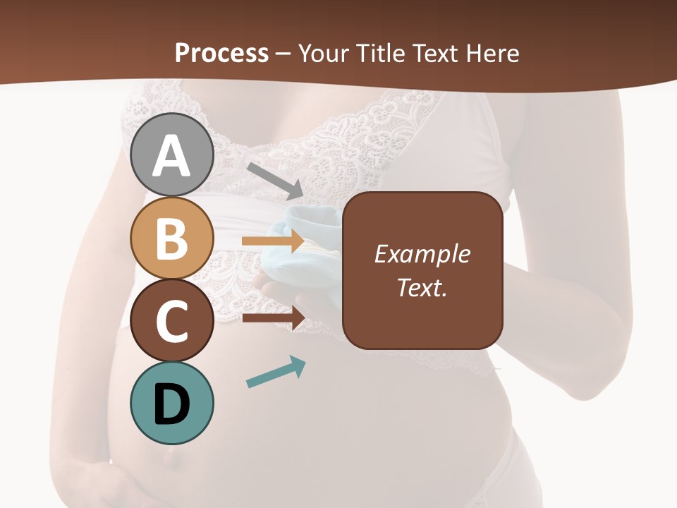 Bootees Navel Pregnancy PowerPoint Template