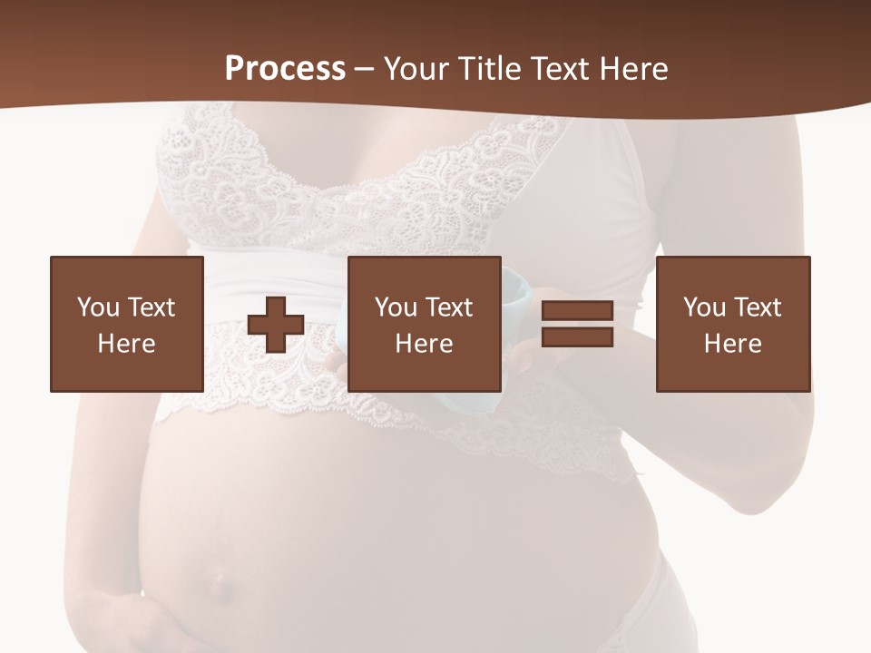 Bootees Navel Pregnancy PowerPoint Template