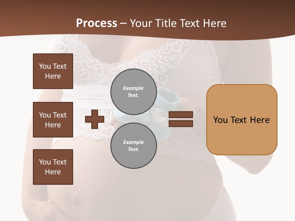 Bootees Navel Pregnancy PowerPoint Template