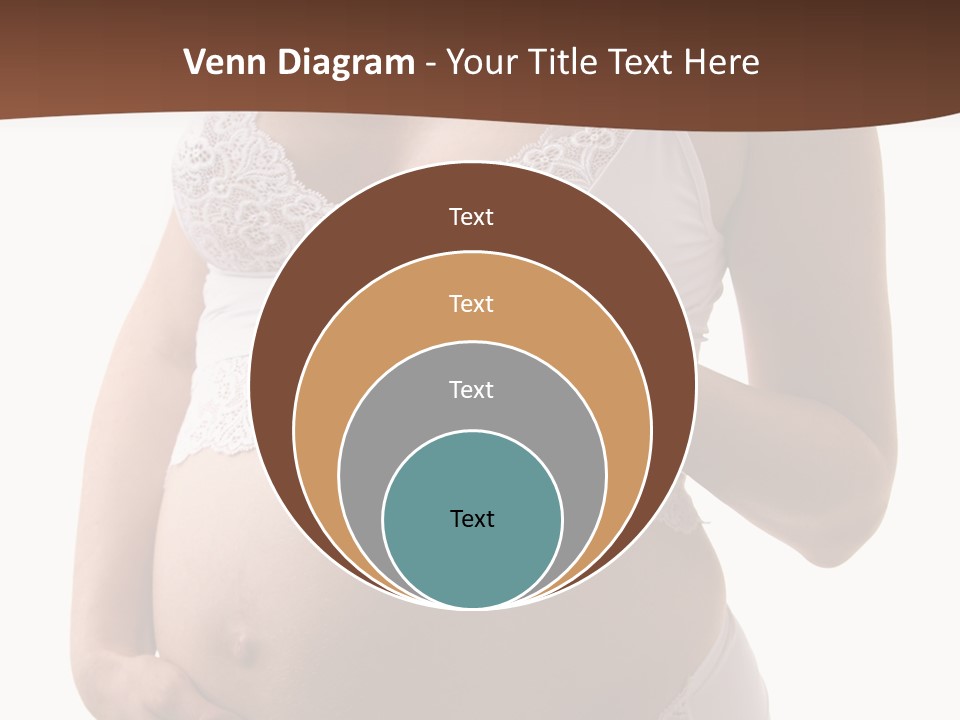 Bootees Navel Pregnancy PowerPoint Template