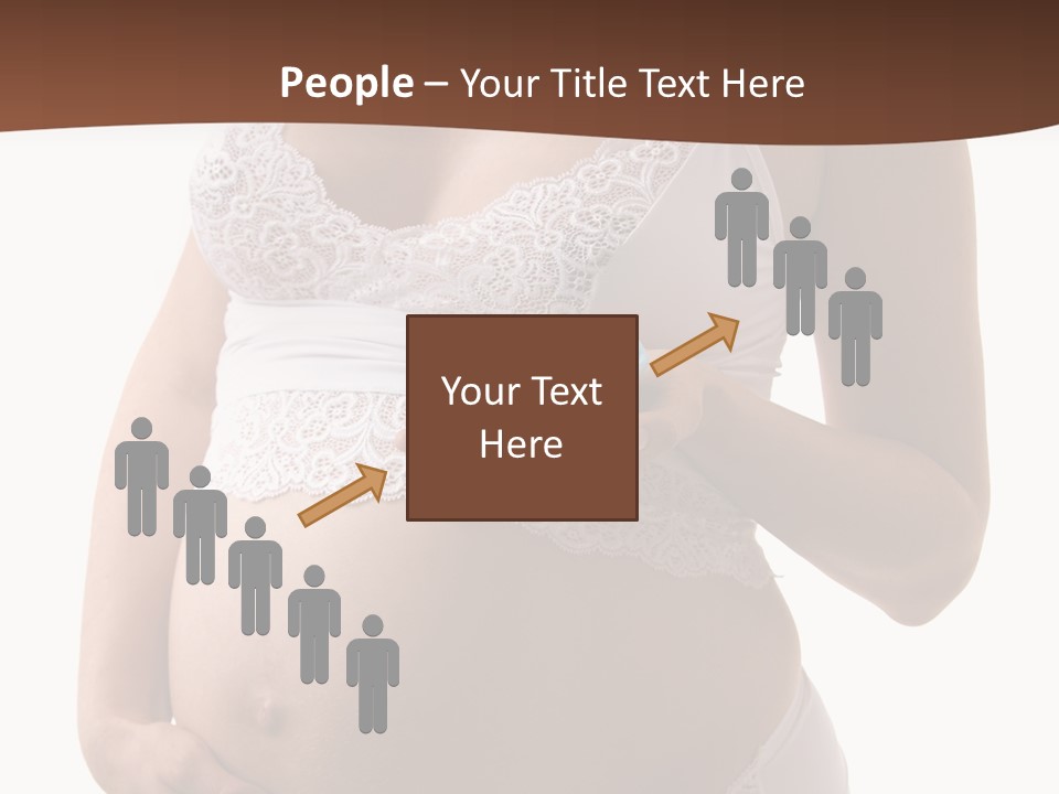 Bootees Navel Pregnancy PowerPoint Template