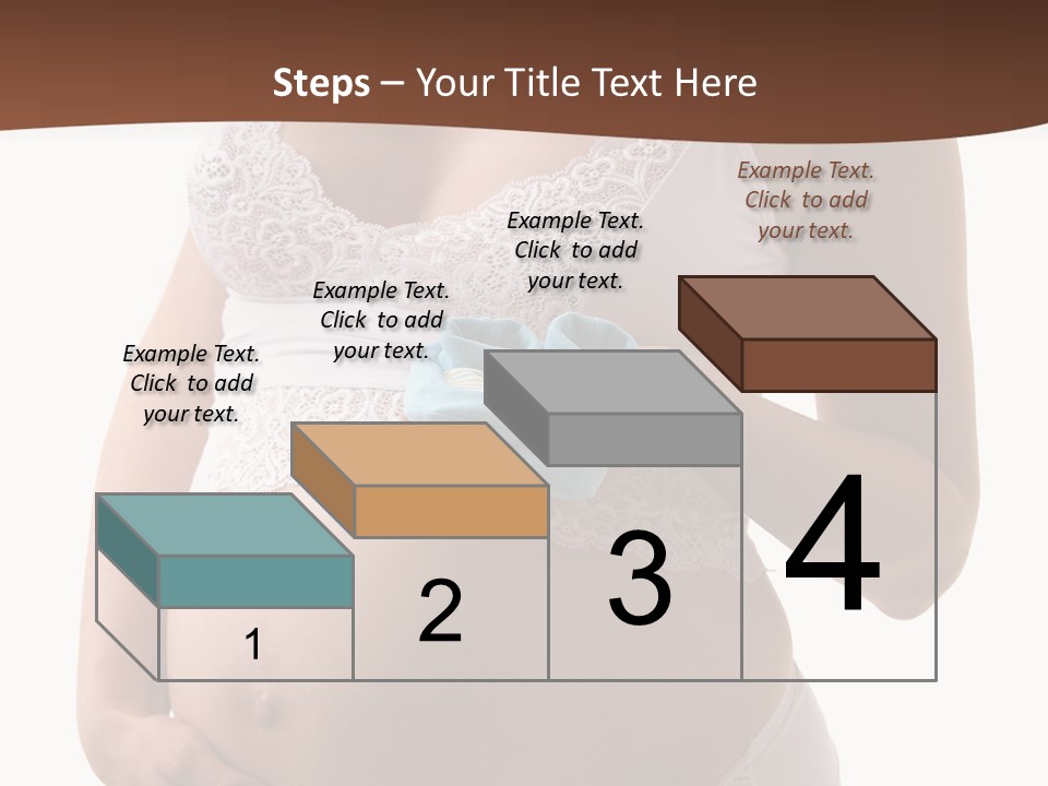 Bootees Navel Pregnancy PowerPoint Template