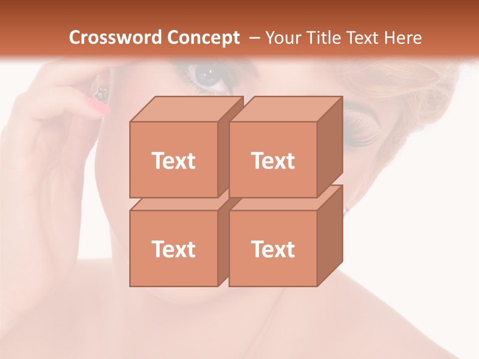 Woman Sensual Sexy PowerPoint Template