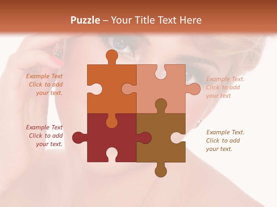 Woman Sensual Sexy PowerPoint Template