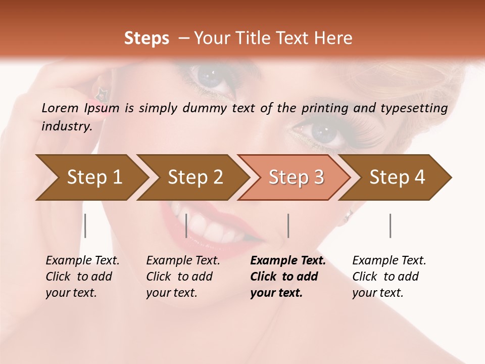 Woman Sensual Sexy PowerPoint Template
