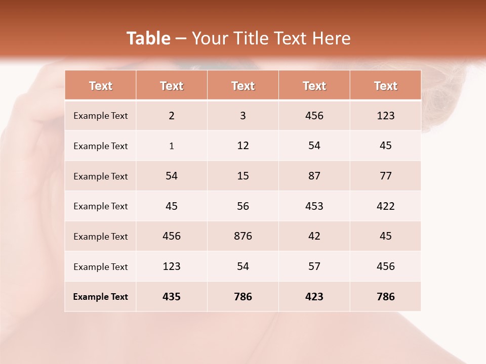 Woman Sensual Sexy PowerPoint Template