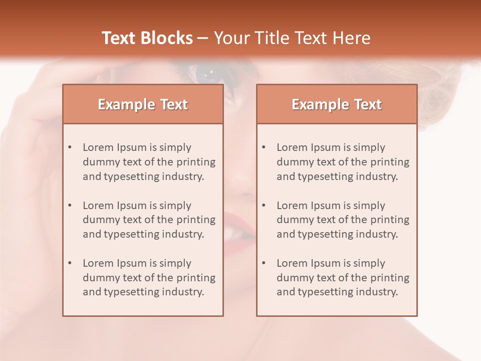 Woman Sensual Sexy PowerPoint Template