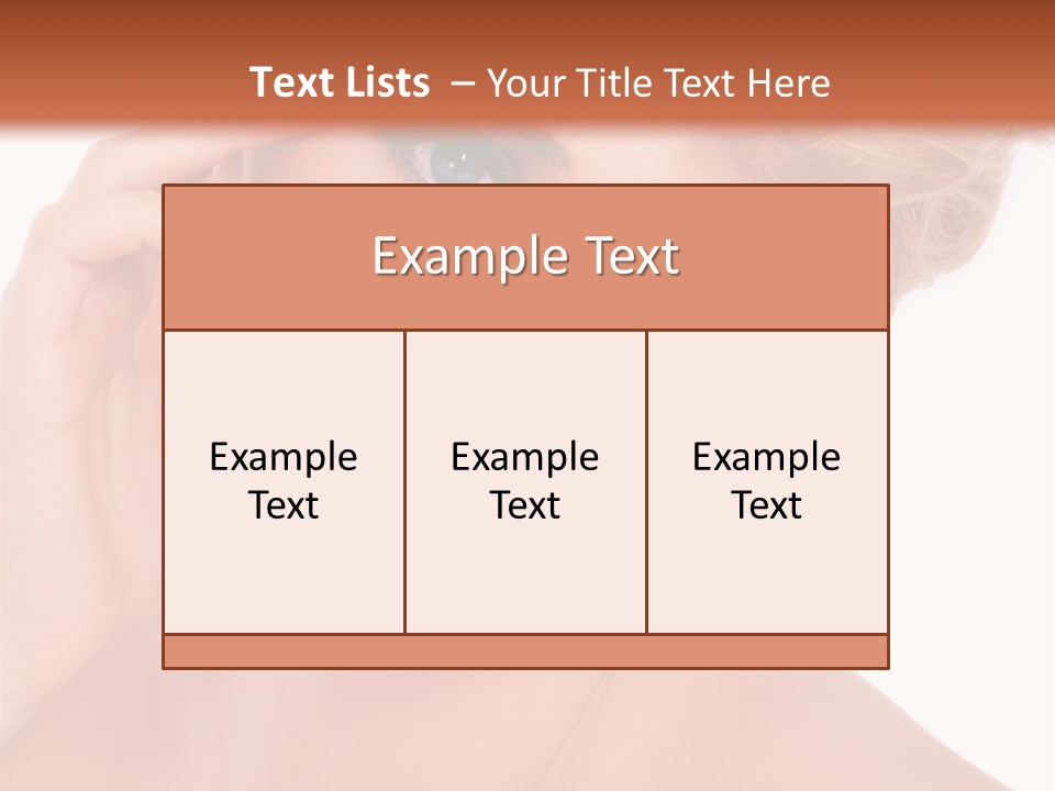 Woman Sensual Sexy PowerPoint Template