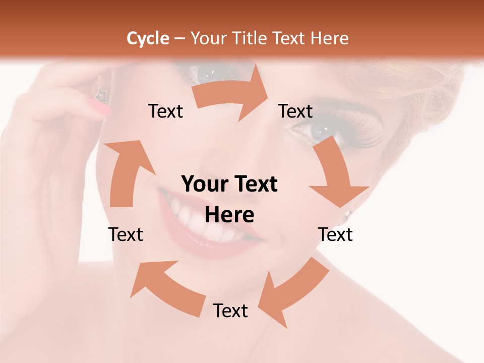 Woman Sensual Sexy PowerPoint Template