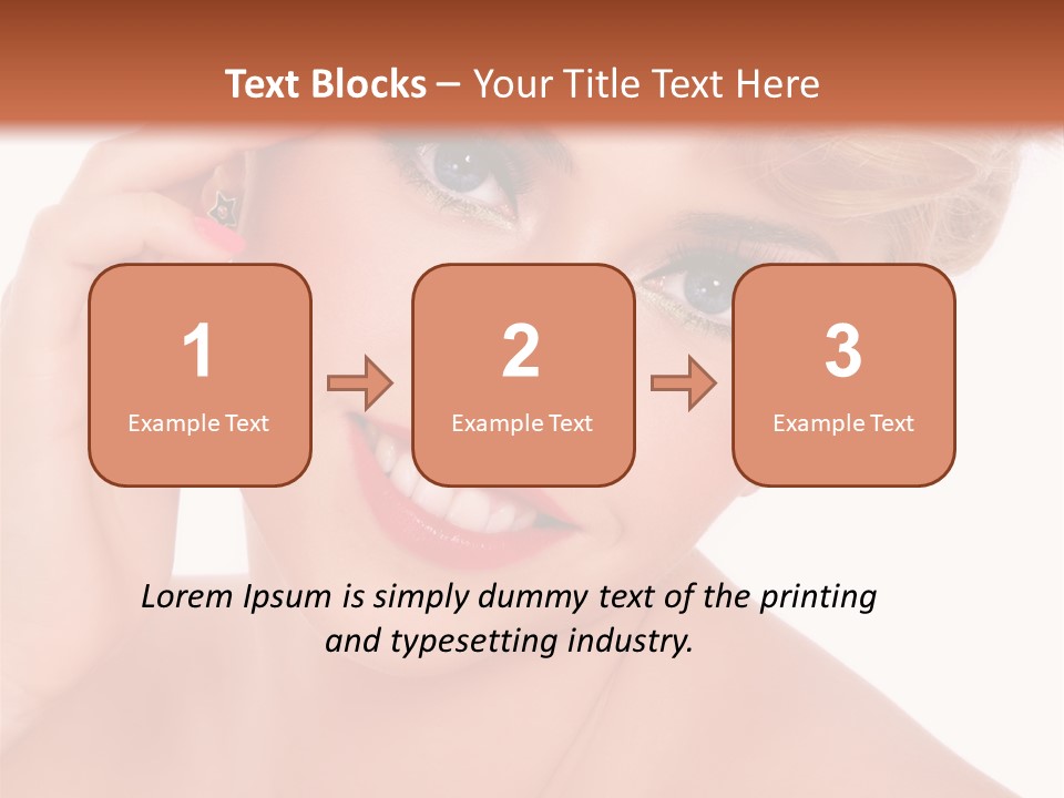 Woman Sensual Sexy PowerPoint Template