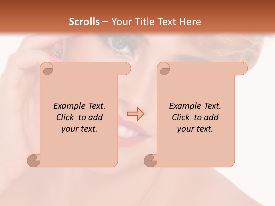 Woman Sensual Sexy PowerPoint Template