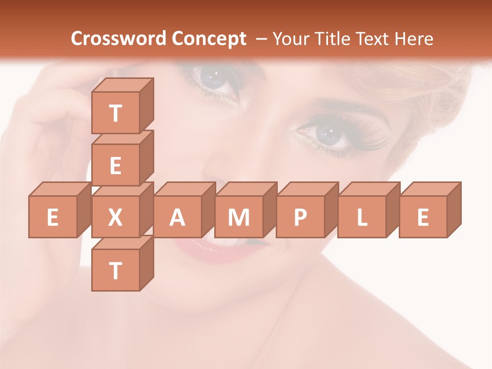 Woman Sensual Sexy PowerPoint Template