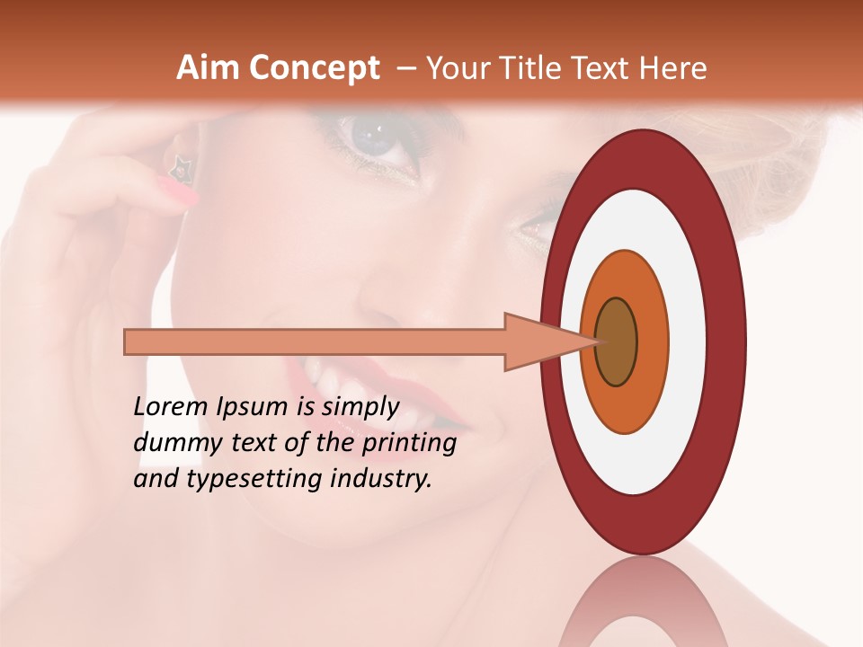 Woman Sensual Sexy PowerPoint Template