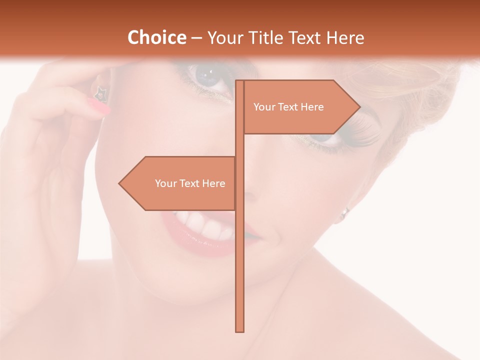 Woman Sensual Sexy PowerPoint Template