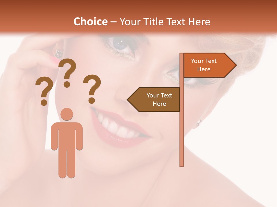 Woman Sensual Sexy PowerPoint Template